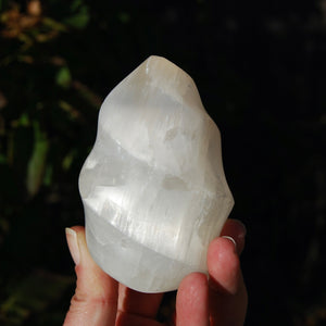 White Light Selenite Crystal Flame, Guardian Angels, Mexico