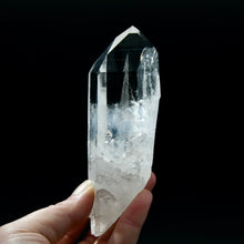 Load image into Gallery viewer, 5in 246g Isis Face Colombian Blue Smoke Blades of Light Lemurian Quartz Crystal, Optical Quartz, Santander, Colombia
