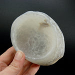 Natural Crystalline Agate Carved Crystal Freeform Bowl