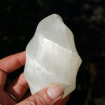 White Light Selenite Crystal Flame