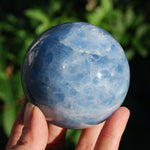 Blue Calcite Crystal Sphere