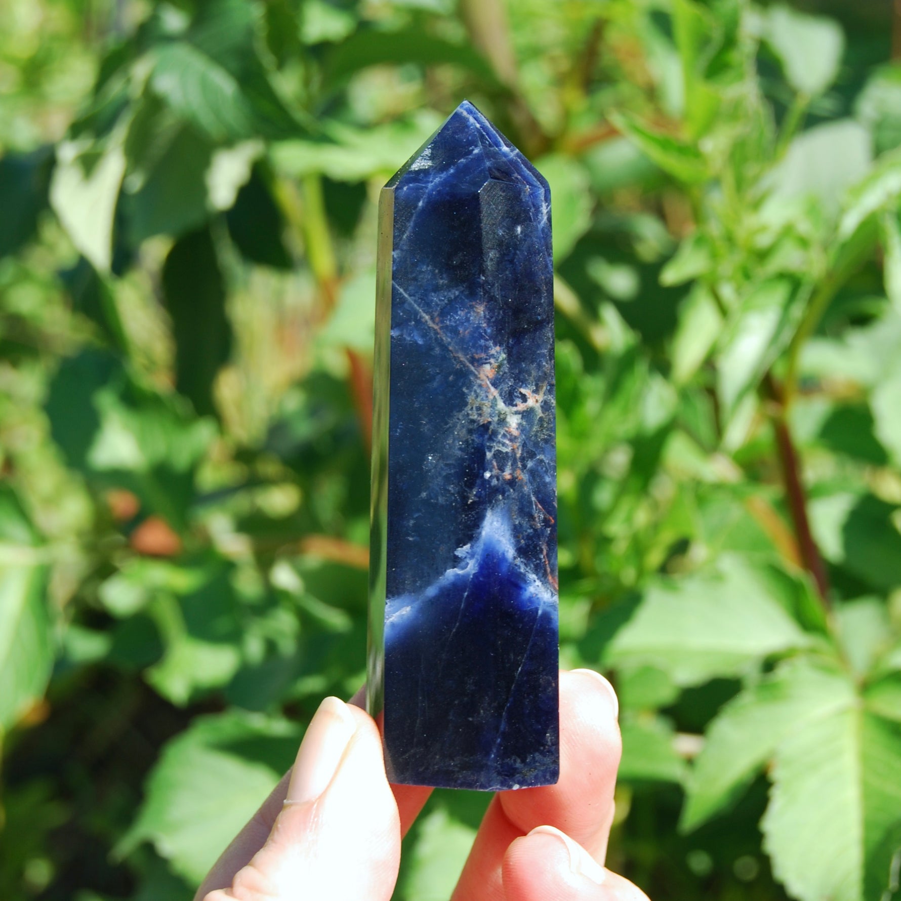 Blue Sodalite Crystal Tower, Namibia