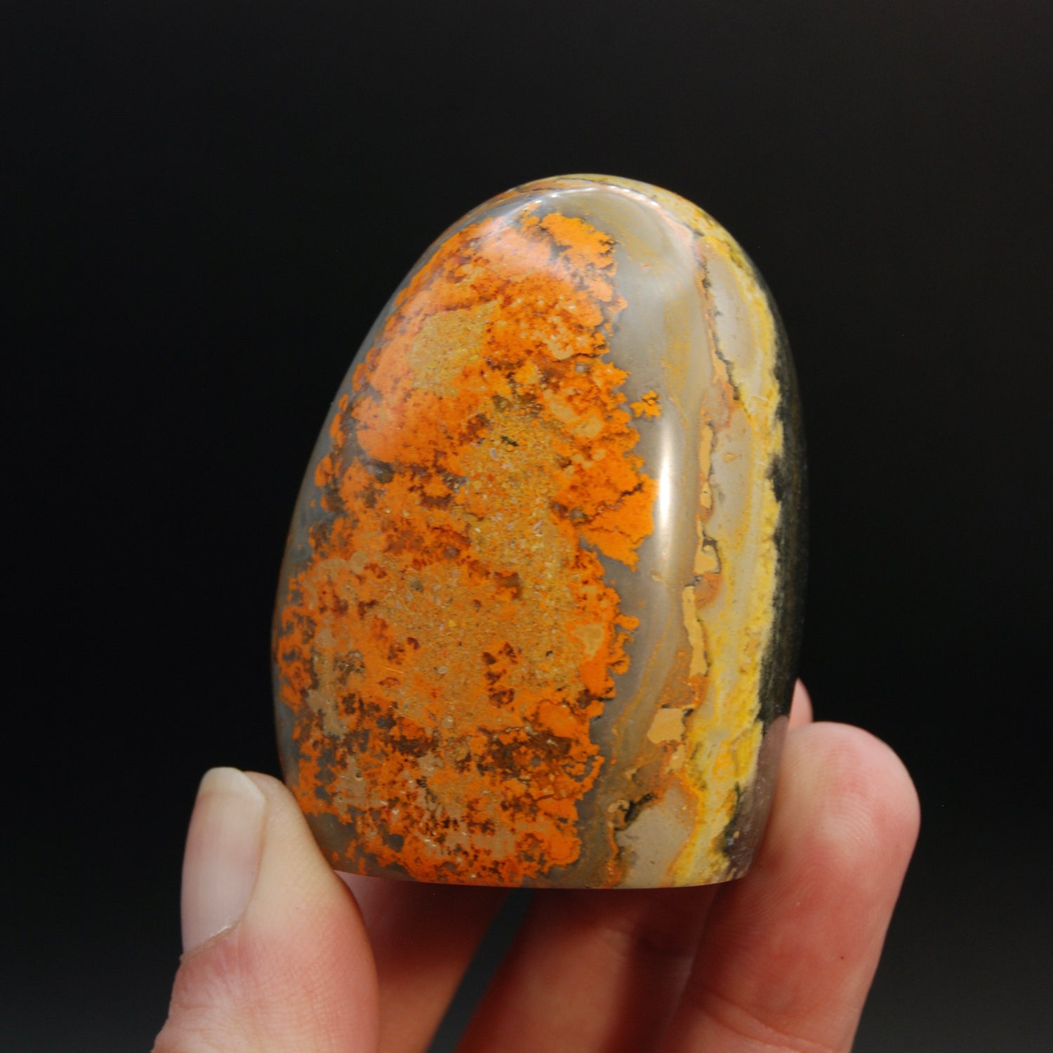 Bumblebee Jasper Crystal Freeform Tower, Indonesia