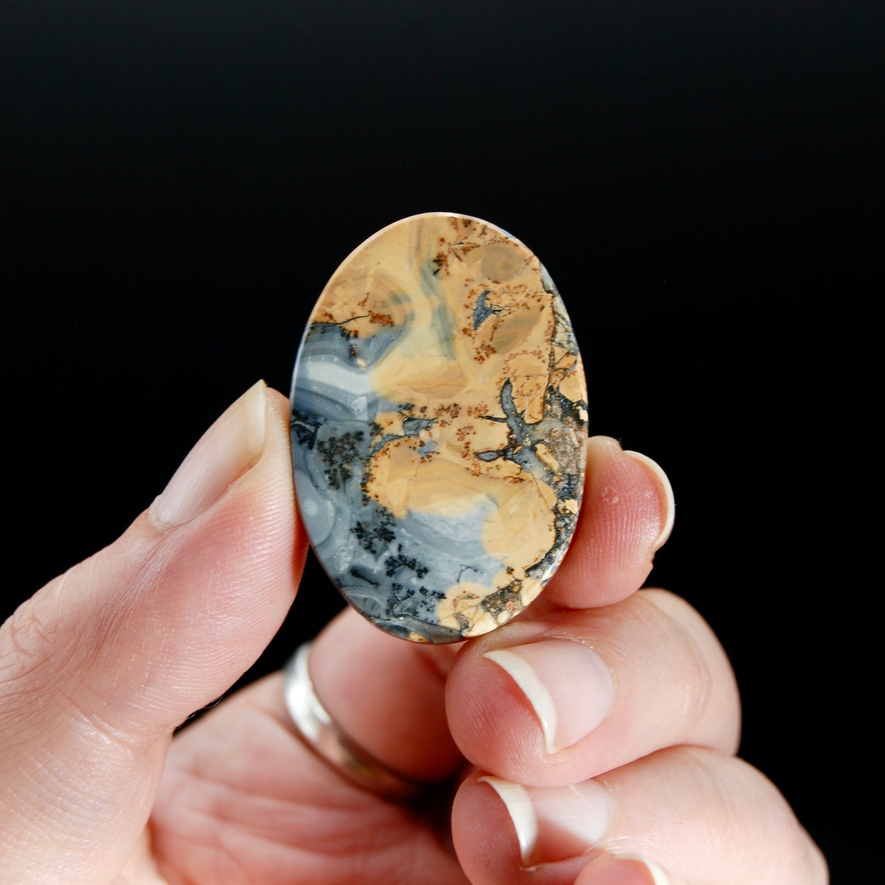 Maligano Jasper Cabochon Oval, Indonesia