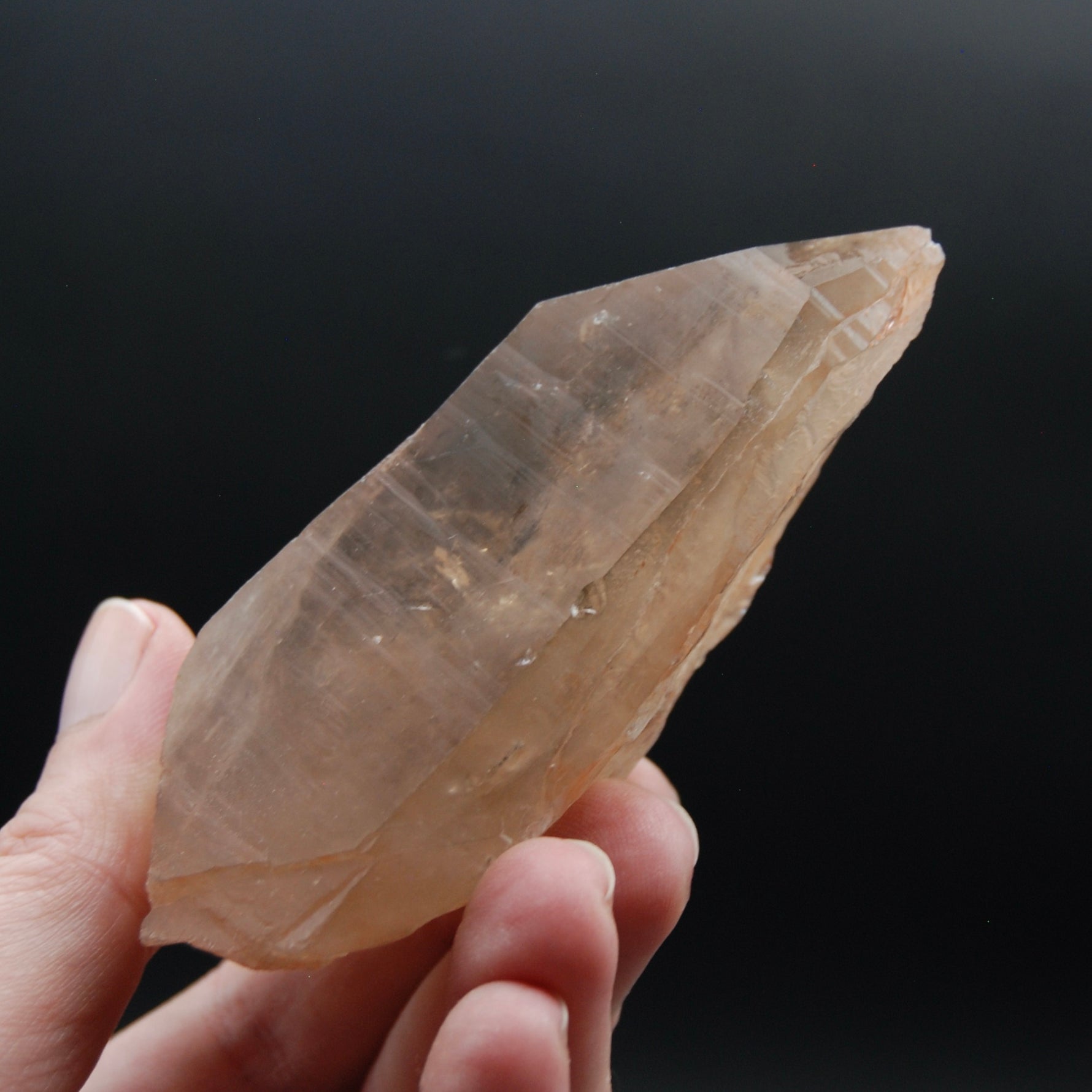Smoky Lemurian Seed Quartz Crystal, Brazil