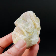 Load image into Gallery viewer, Raw Bicolor Tourmaline Lepidolite Crystal on Quartz Matrix, Brazil
