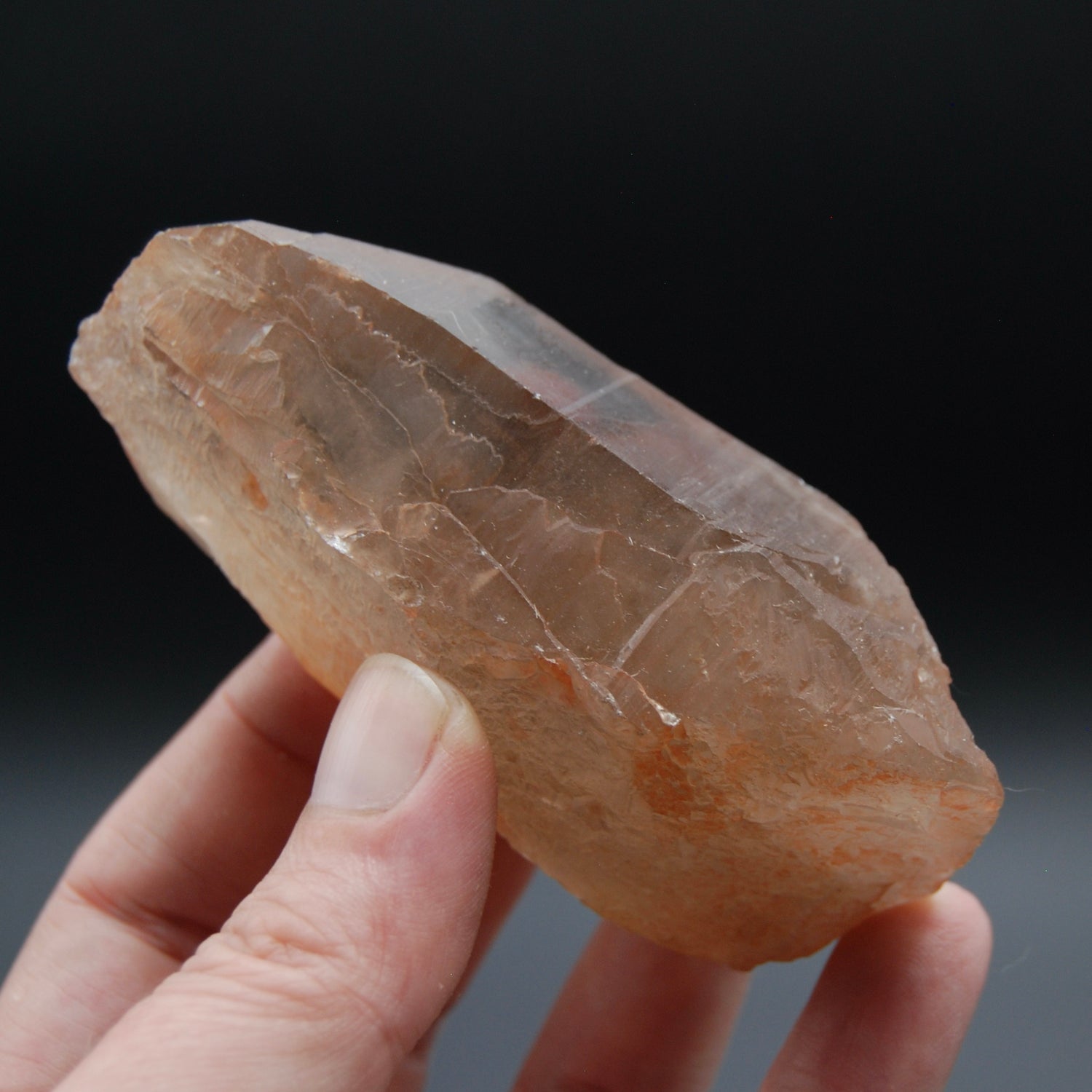 Smoky Lemurian Seed Quartz Crystal, Brazil