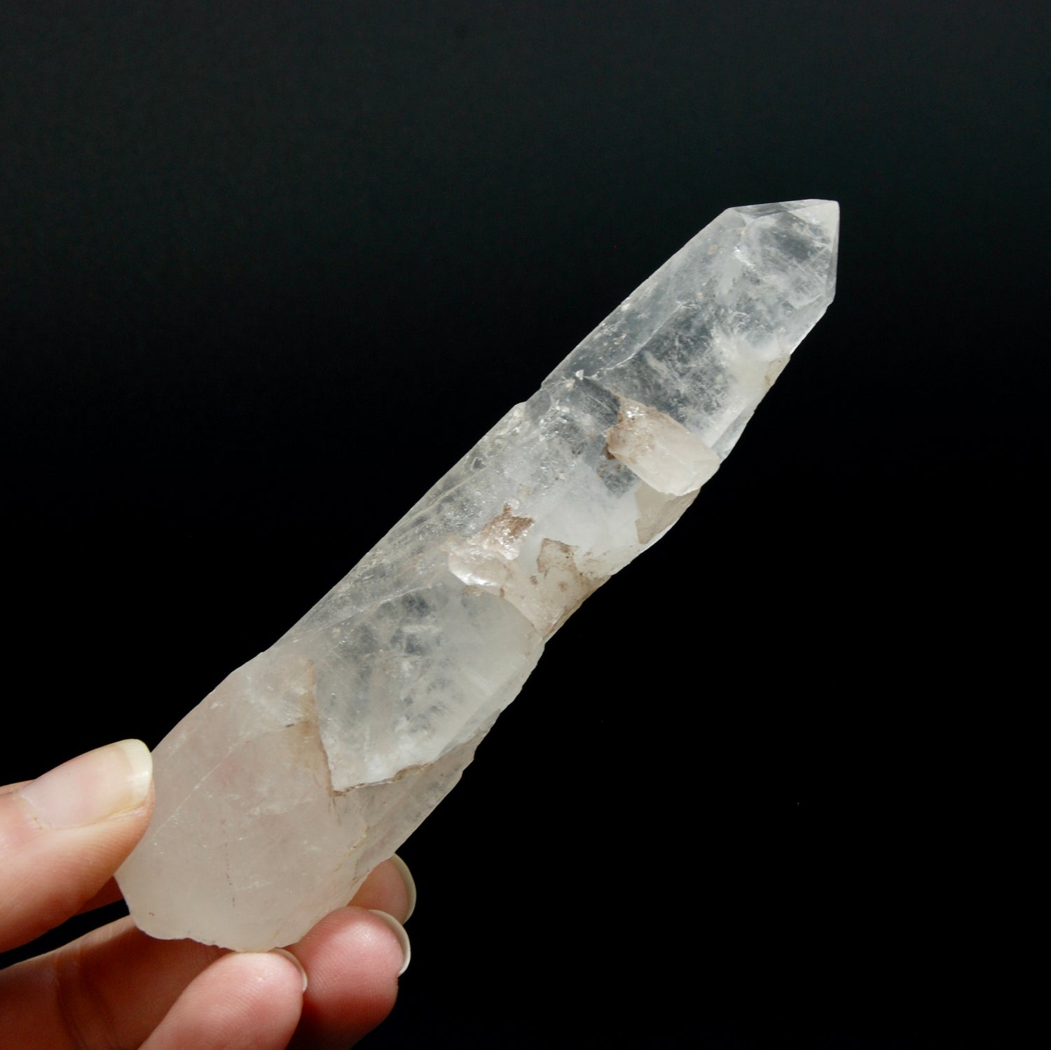 Diamantina Clear Quartz Crystal Point Laser Starbrary, Brazil