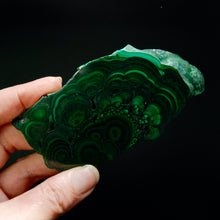 Load image into Gallery viewer, Large Natural Malachite Crystal Slab, Congo
