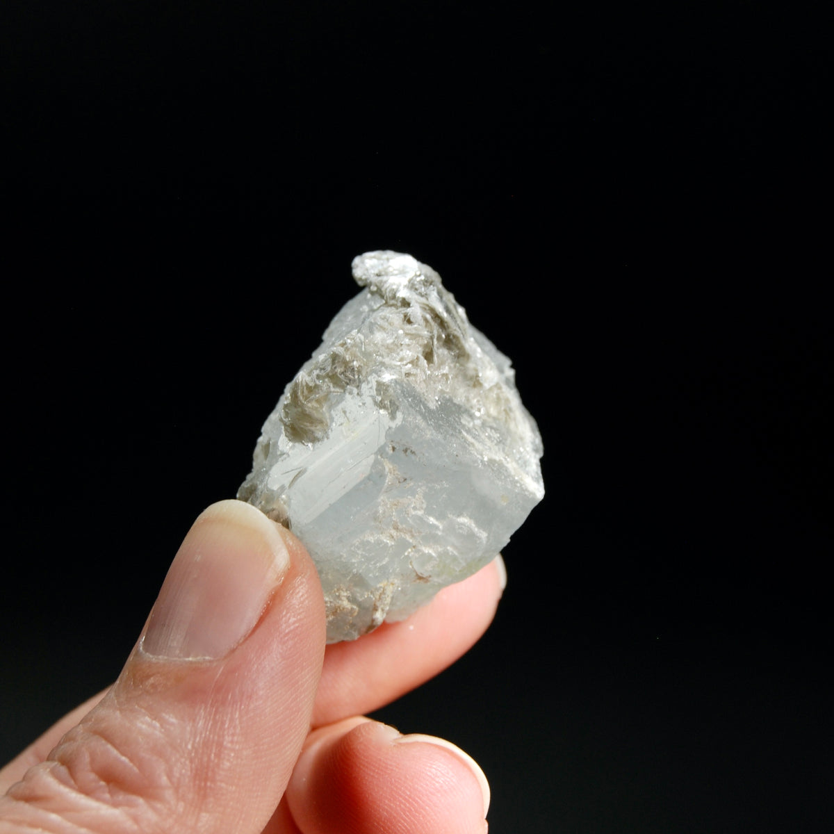 Raw Aquamarine Crystal Beryl Specimen, Pakistan