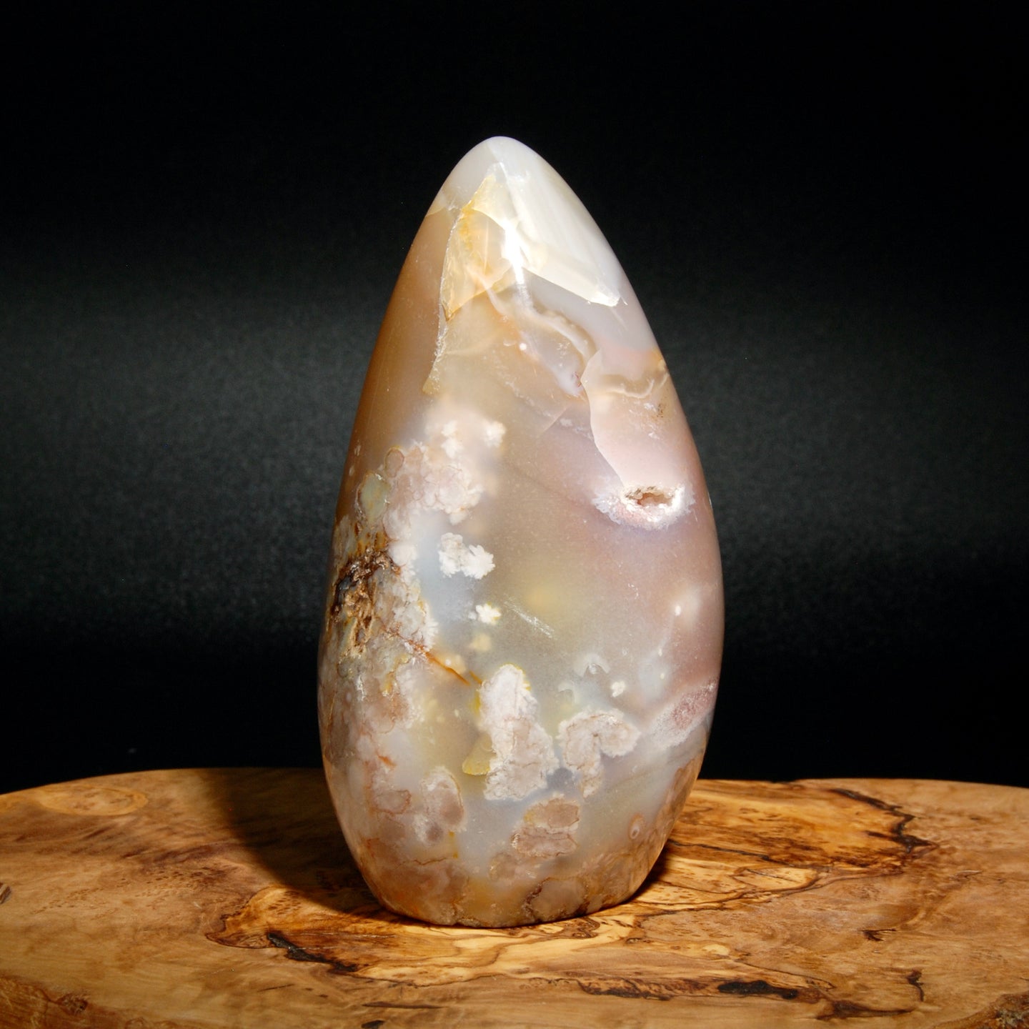 XL Sakura Flower Agate Freeform Tower