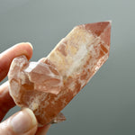 Tantric Twin Strawberry Pink Scarlet Temple Lemurian Seed Quartz Crystal Starbrary Dreamsicle, Brazil