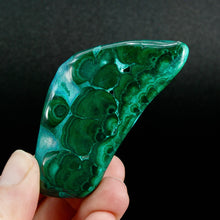 Load image into Gallery viewer, Malachite Chrysocolla Crystal Palm Stone, Congo

