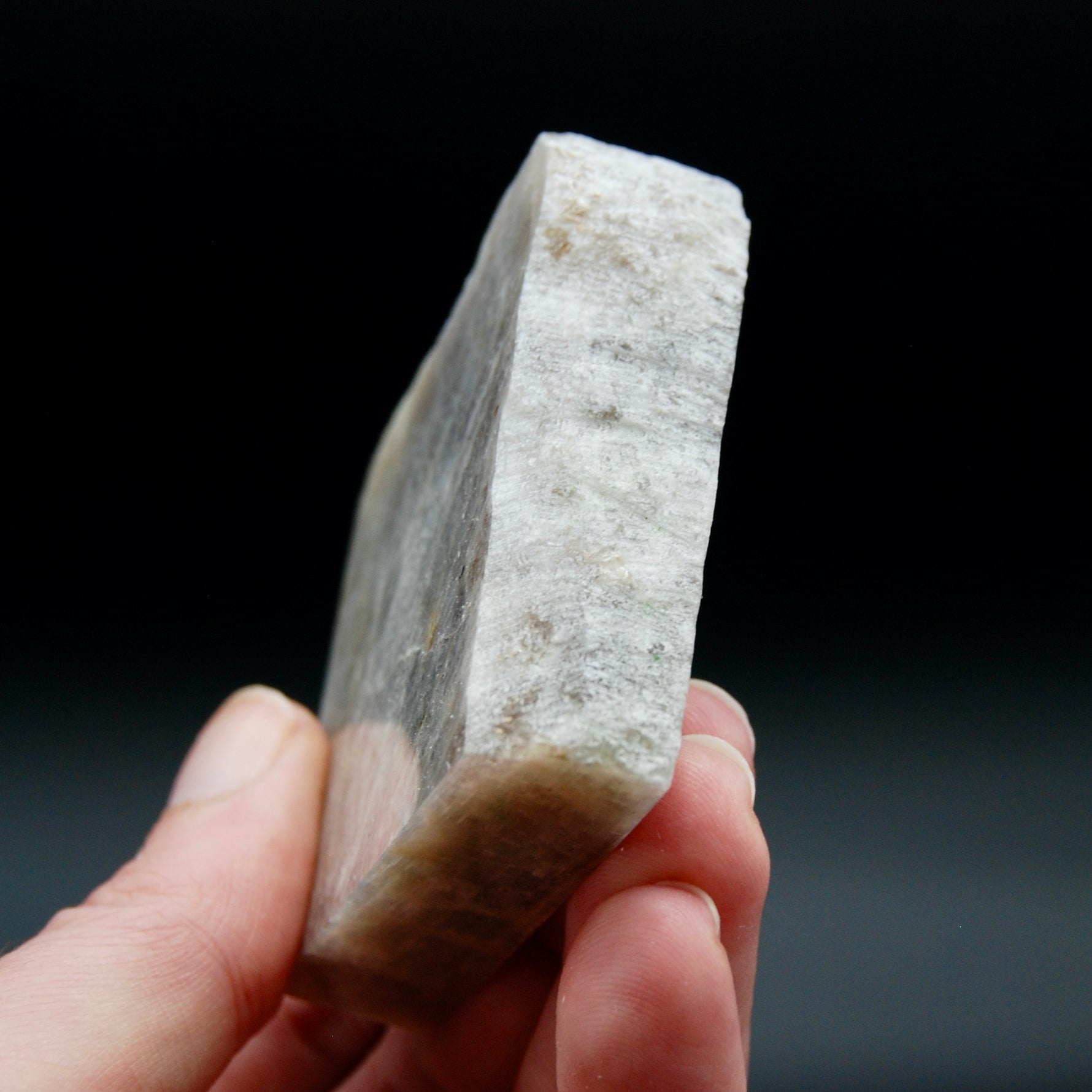 Flashy Rainbow Moonstone Sunstone Crystal Slab, Thick Rainbow Moonstone Slice, India
