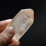 Pink Shadow Lemurian Seed Quartz Crystal