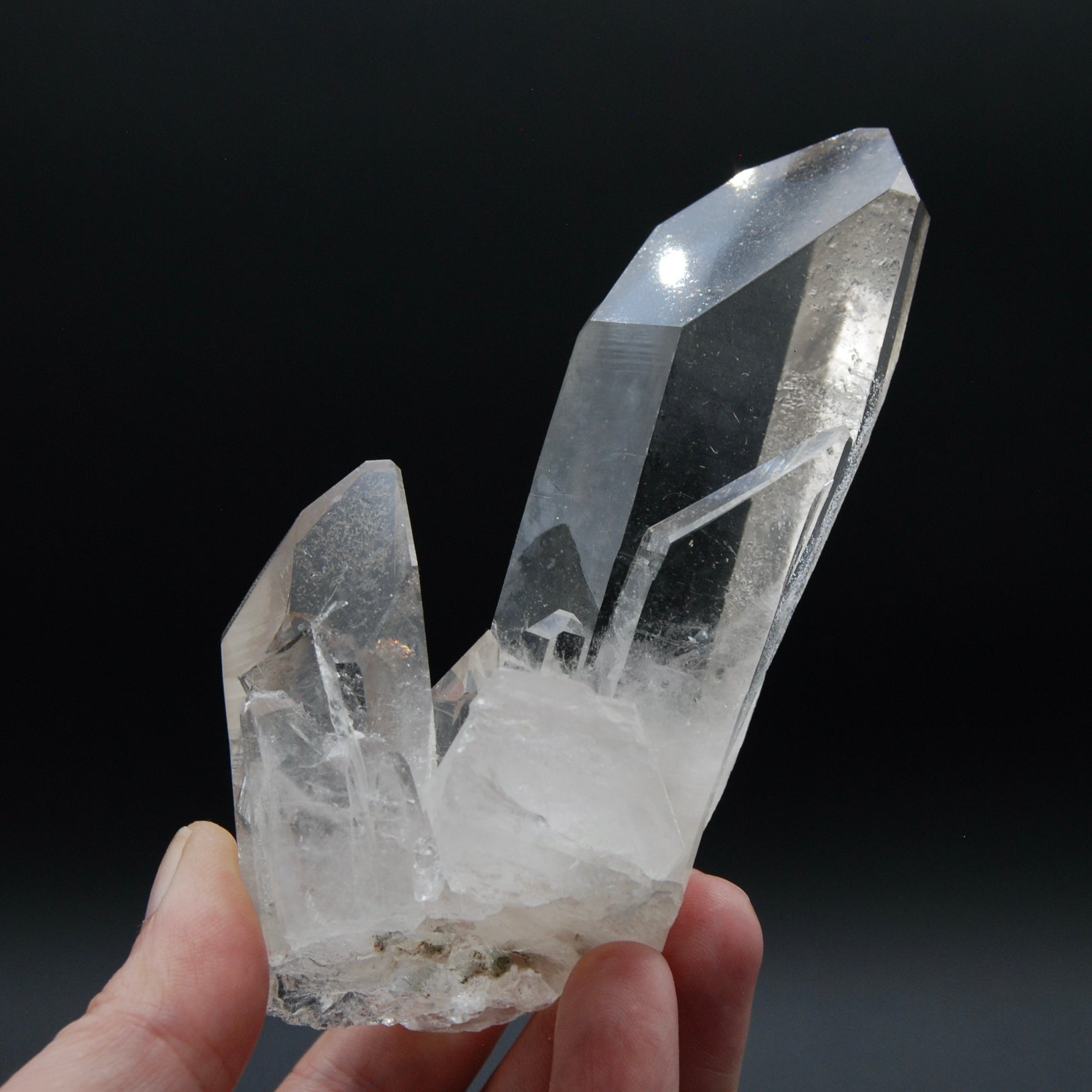 Grounding Cosmic Smoky Lemurian Crystal Cluster, Master Starbrary Corinto Chlorite Quartz, Brazil