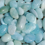 Aquamarine Gemstone Tumbled Stones
