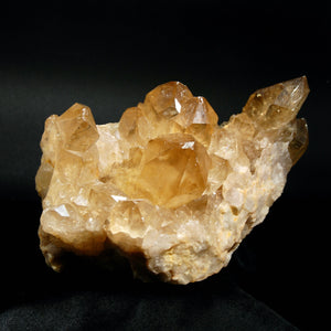 HUGE 4.5lb Natural Genuine Kundalini Citrine Crystal Cluster, Excellent Color, Congo