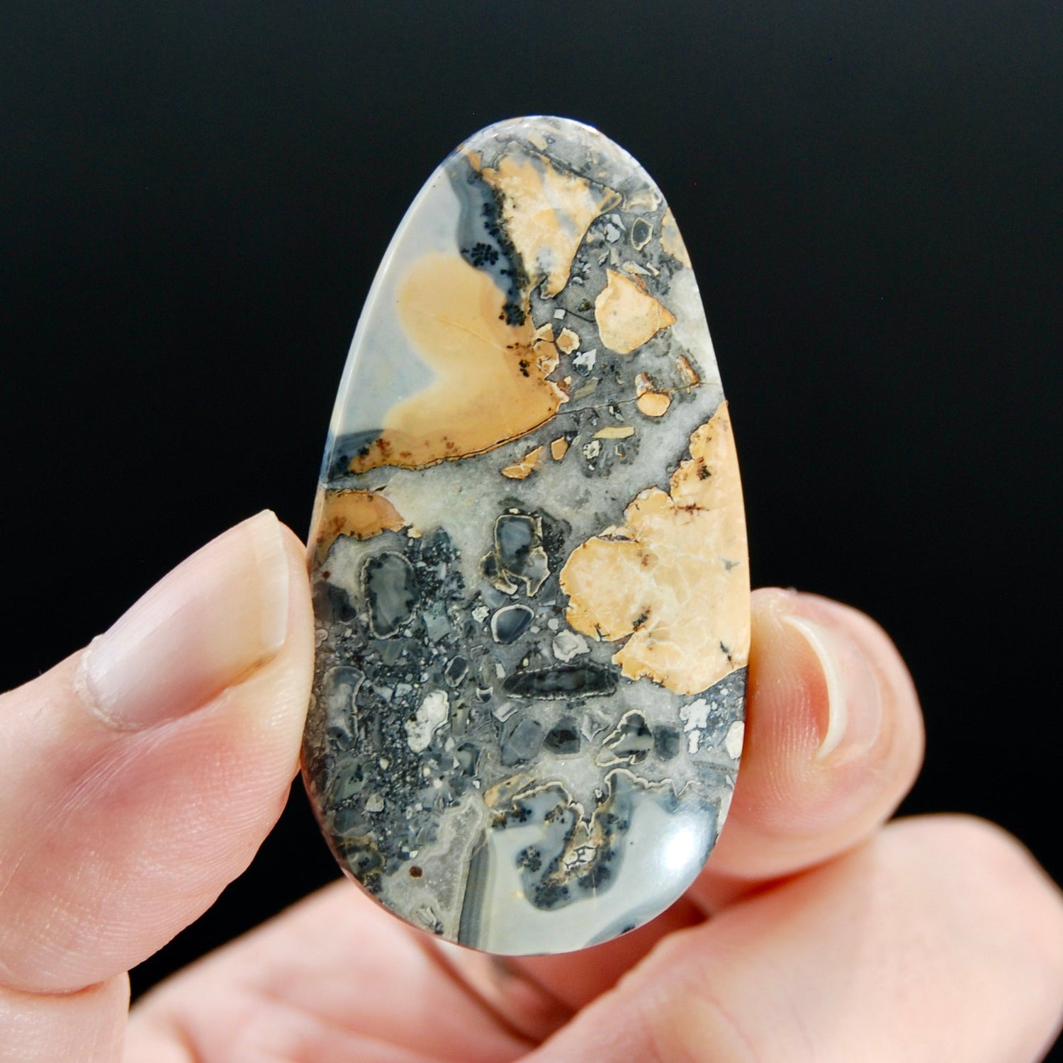 AAA Maligano Jasper Cabochon Freeform, Indonesia