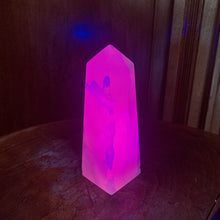 Load image into Gallery viewer, Pink Mangano Calcite Crystal Tower
