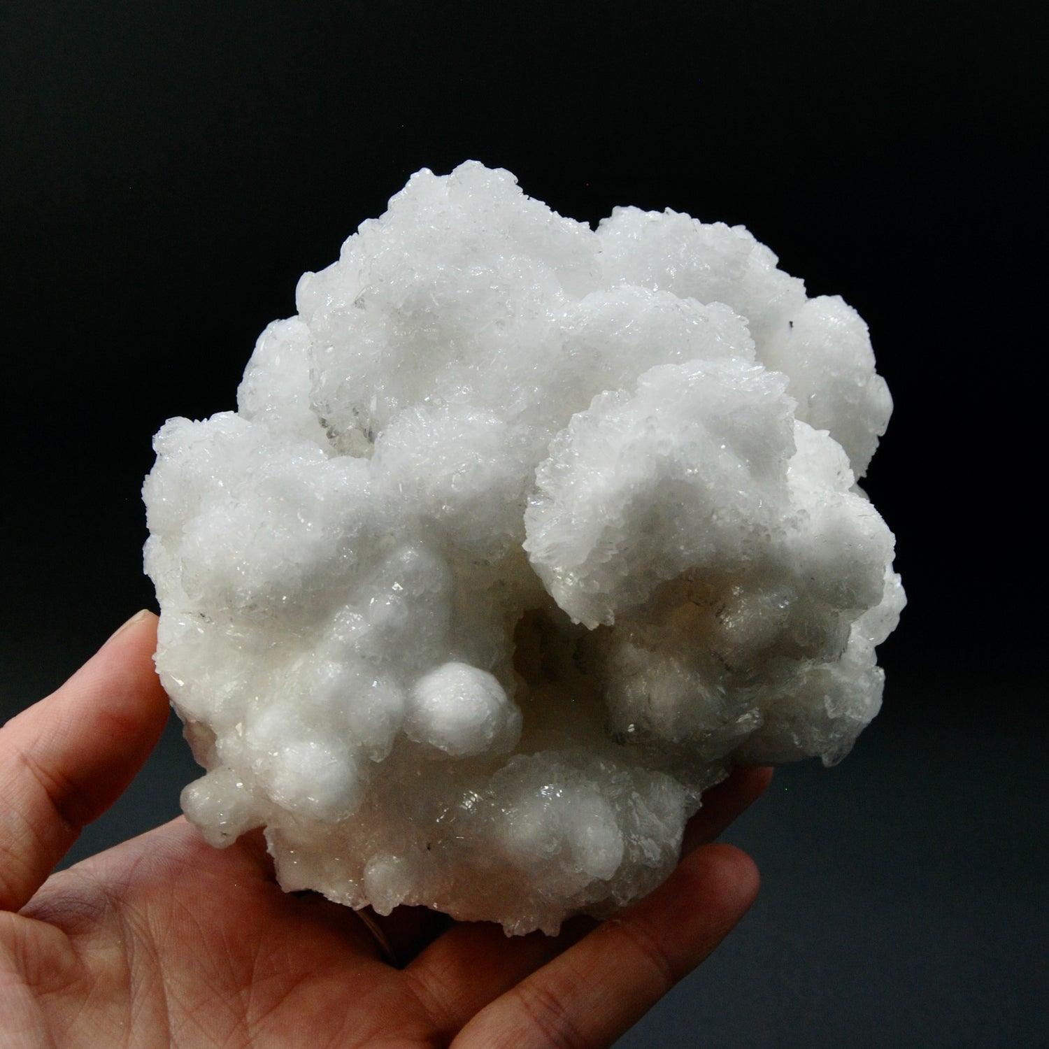 HUGE 2.7lb Sparkling Cave Calcite Aragonite Crystal Cluster, Mexico