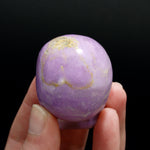 AAA Lavender Phosphosiderite Carved Crystal Skull, Peru