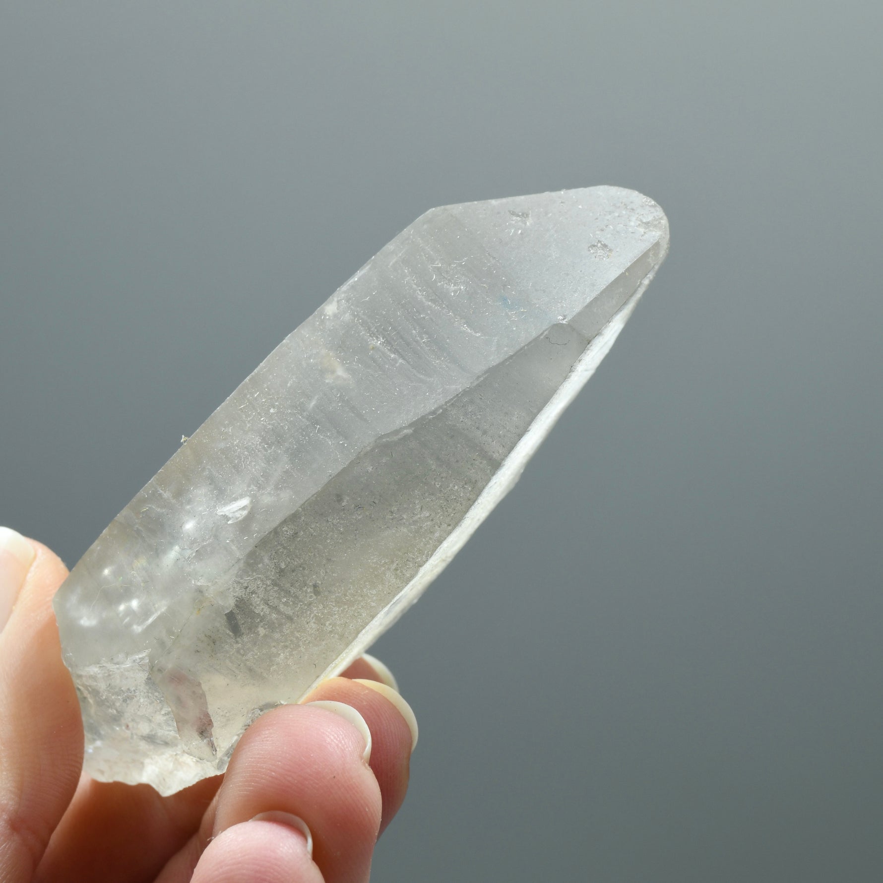 Gemmy Portal Smoky Lemurian Seed Quartz Crystal, Brazil