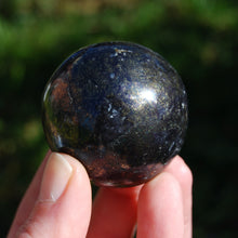 Load image into Gallery viewer, RARE Covellite Crystal Sphere, Blue Covellite Crystal, Peru
