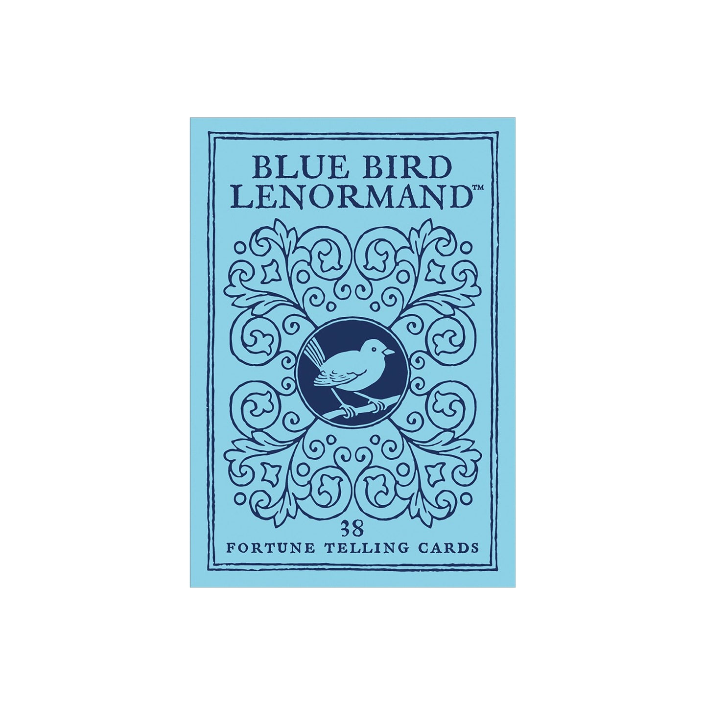 Blue Bird Lenormand Fortune Telling Cards by Stuart Kaplan Playing Card Oracle Cartomancy