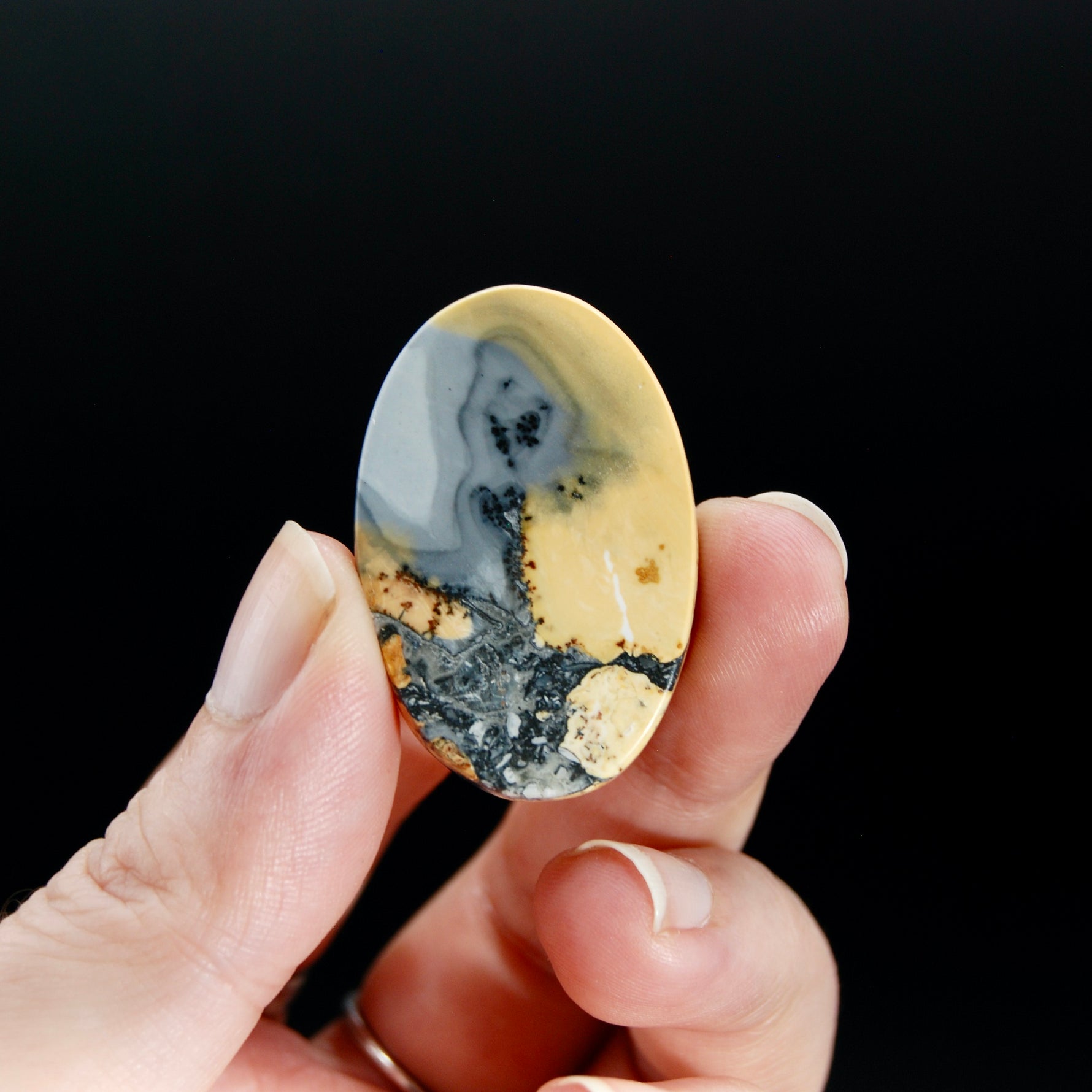 Maligano Jasper Cabochon Oval, Indonesia