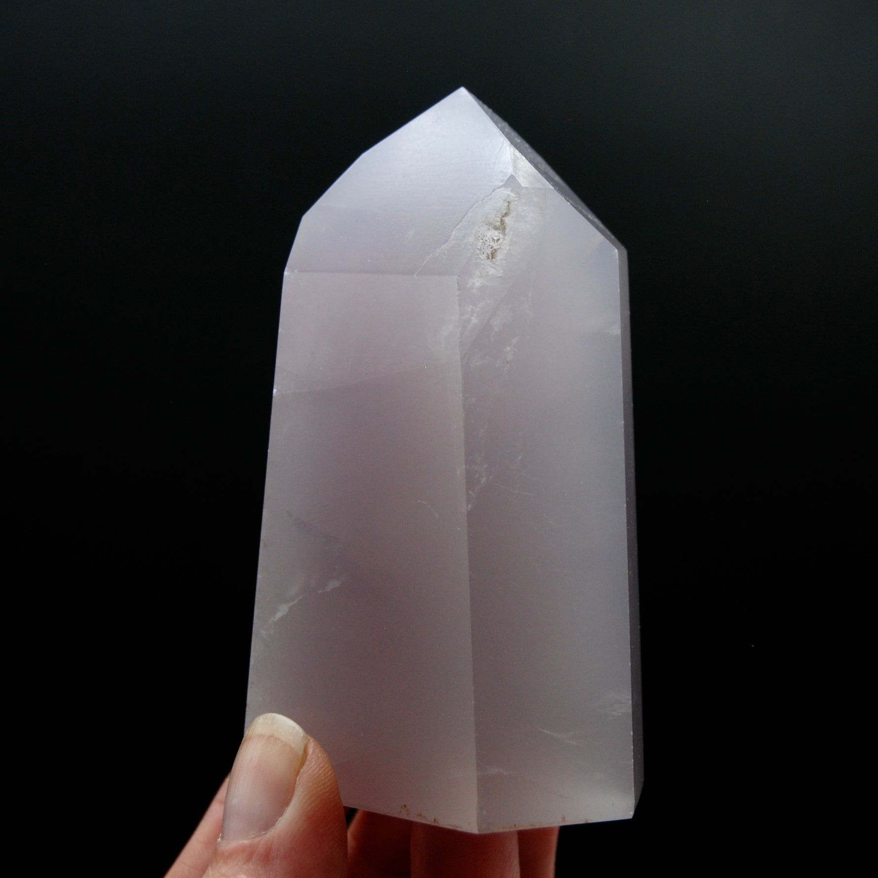 Dow Channeler Lavender Yttrium Fluorite Crystal Tower, Argentina