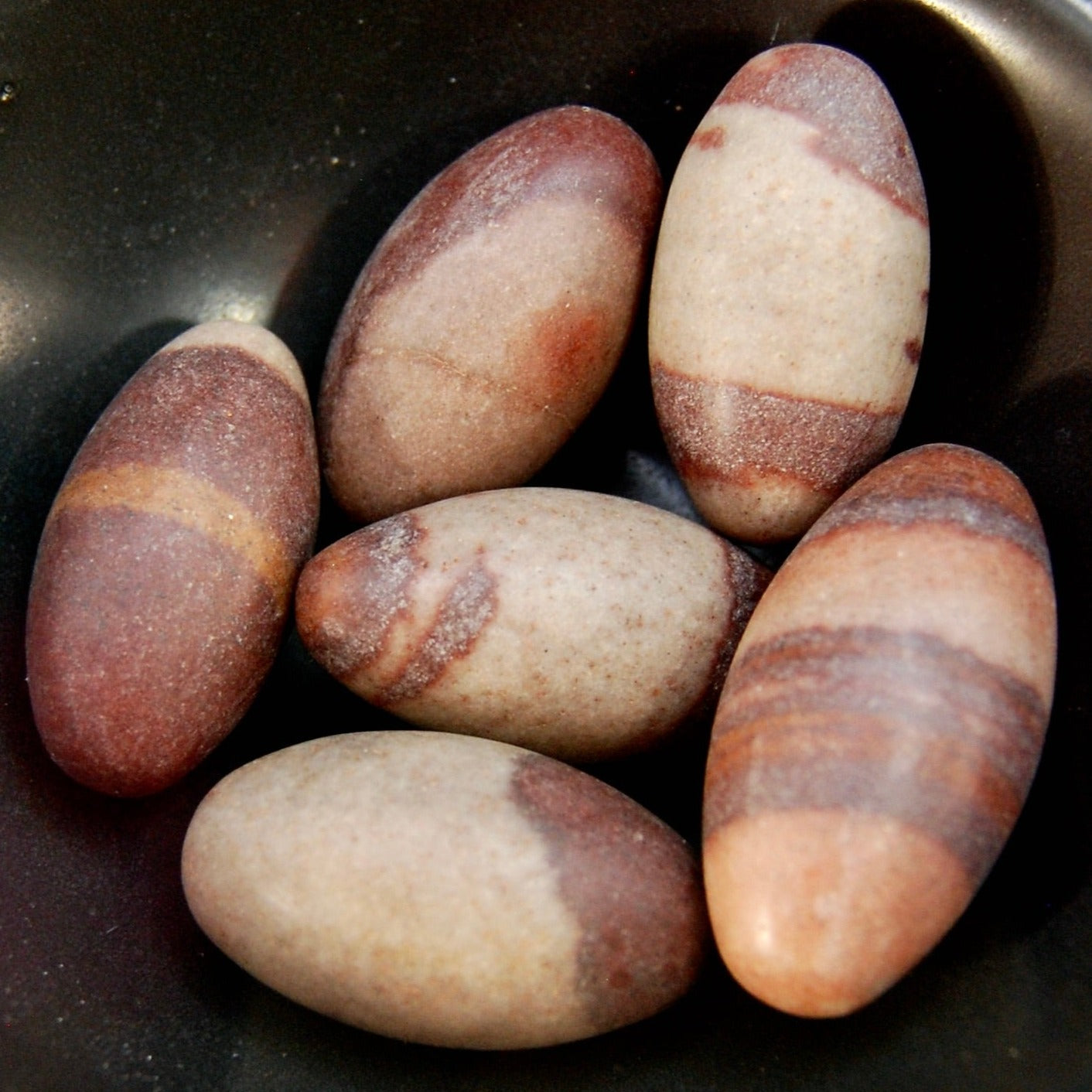 Shiva Lingam Pocket Crystal Narmada River Stone