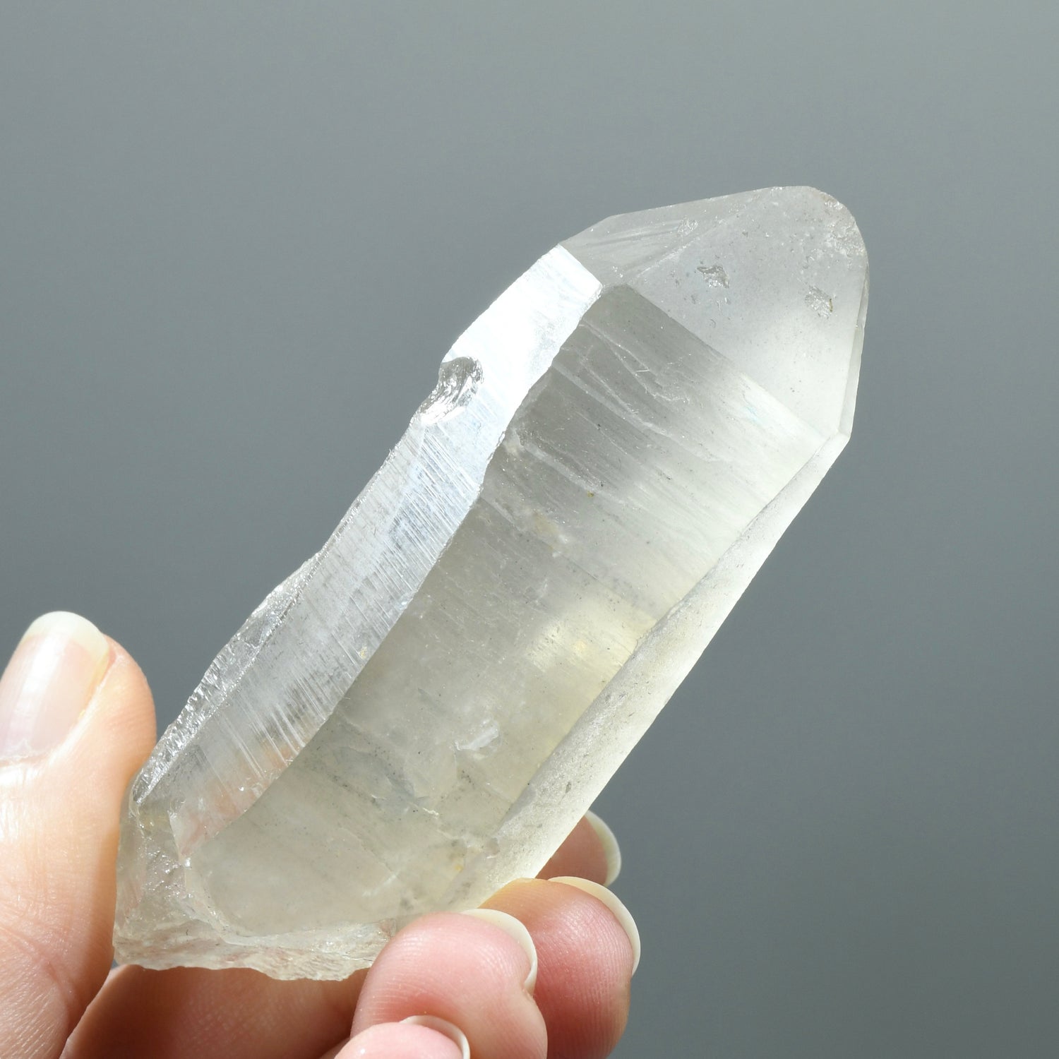 Gemmy Portal Smoky Lemurian Seed Quartz Crystal, Brazil