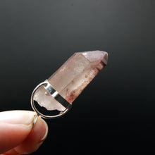 Load image into Gallery viewer, Pink Lithium Lemurian Seed Crystal Starbrary Pendant for Necklace
