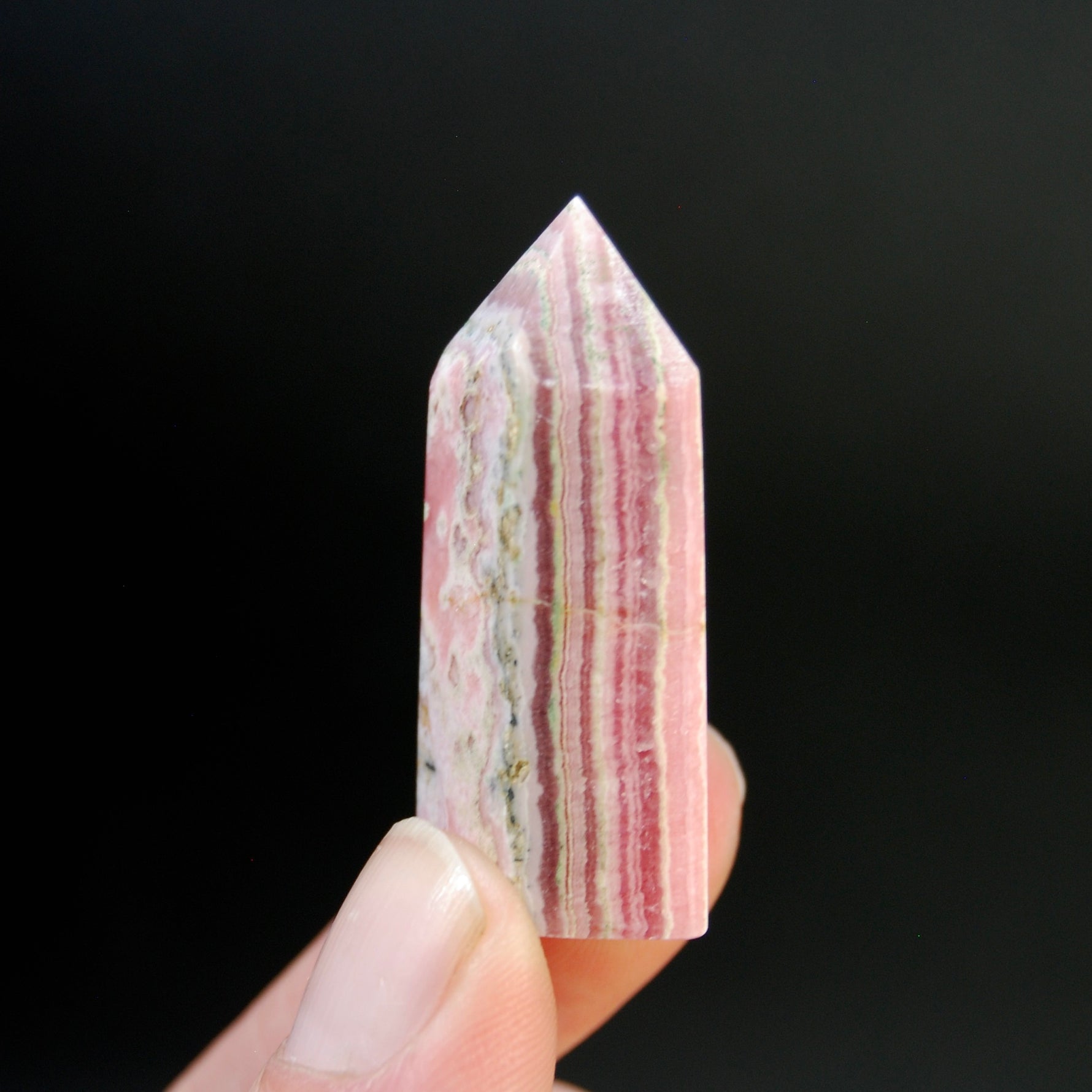 Genuine Rhodochrosite Crystal Tower, Argentina