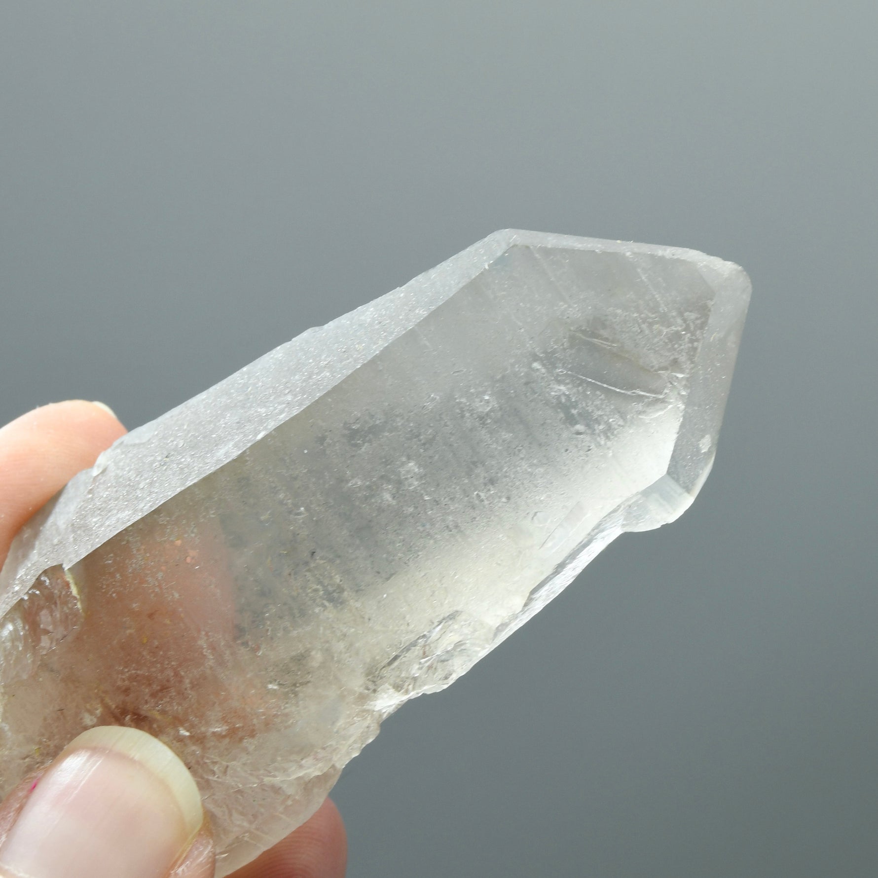 Gemmy Portal Smoky Lemurian Seed Quartz Crystal, Brazil