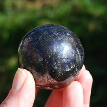 Load image into Gallery viewer, RARE Covellite Crystal Sphere, Blue Covellite Crystal, Peru
