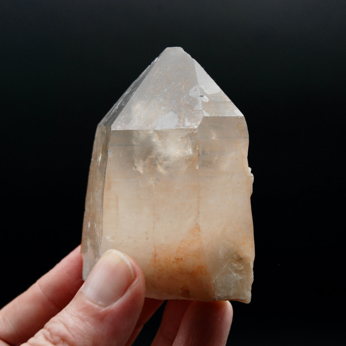 Record Keeper Pink Shadow Smoky Lemurian Seed Quartz Crystal, Brazil
