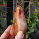 Carnelian Crystal Flame, Carnelian Agate Freeform Tower, Madagascar