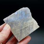 Flashy Rainbow Moonstone Sunstone Crystal Slab, Thick Rainbow Moonstone Slice, India