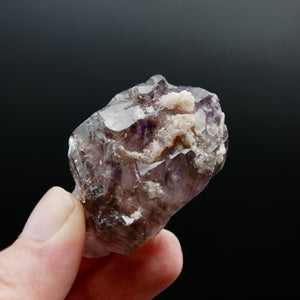 Elestial Amethyst Quartz Crystal Scepter, Chiredzi Amethyst, Zimbabwe