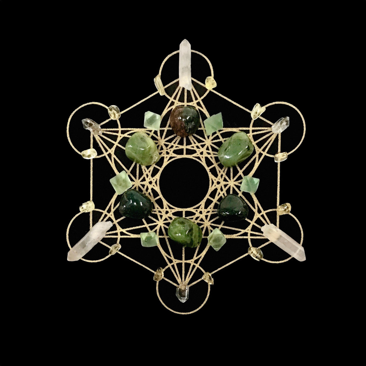 Custom Crystal Grid Kit, Made to Order for Your Specific Intentions