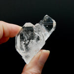 Pink Faden Quartz Crystal Cluster, Colombia
