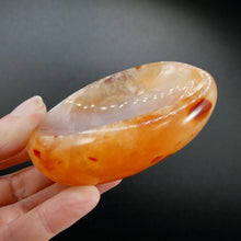 Load image into Gallery viewer, Carnelian Agate Carved Crystal Bowl, Madagascar
