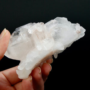 Pink Faden Quartz Crystal Cluster, Colombia