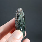 Flashy Seraphinite Crystal Palm Stone, Russia