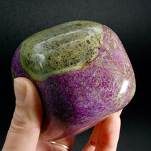 Load image into Gallery viewer, Atlantasite Stichtite Serpentine Crystal Freeform Palm Stone, South Africa
