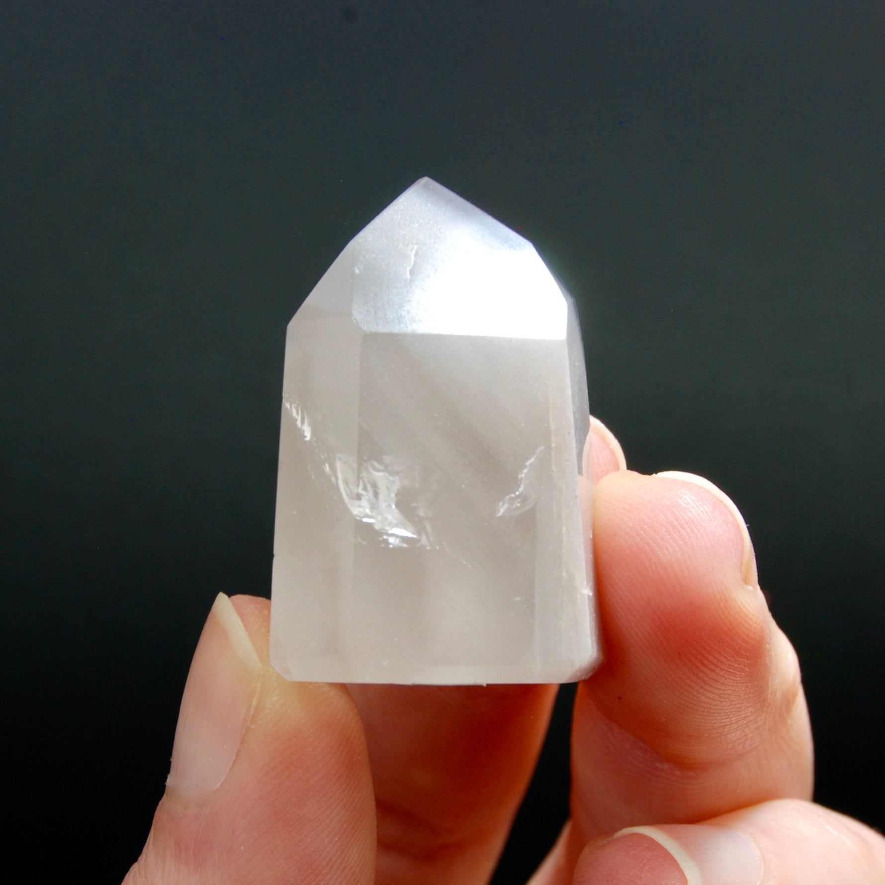 Pink Lithium Quartz Crystal Tower, Brazil