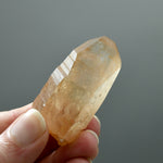 Record Keeper Tantric Twin Pink Shadow Smoky Scarlet Temple Lemurian Seed Quartz Crystal, Serra do Cabral, Brazil