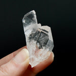 Pink Faden Quartz Crystal Cluster, Colombia
